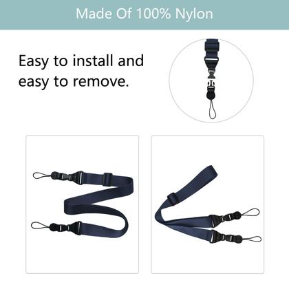 Imagem de Pacote com 3 alças de ombro ajustáveis Gowjaw Nylon Royal Blue