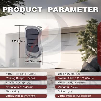 Imagem de Pacote com 3 unidades de controle remoto de porta de garagem Avisontek Genie compatível com G3T-R