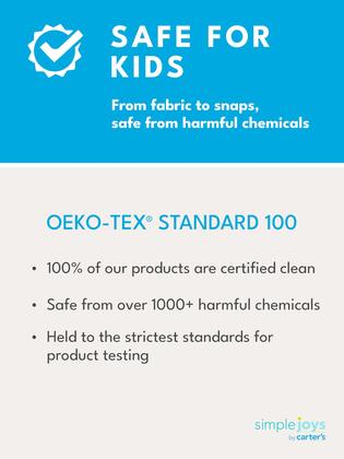 Imagem de Pacote com 4 macacões texturizados Baby Boys Simple Joys, 0-3M