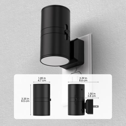 Imagem de Pacote com 4 sensores LED Night Light Briignite Plug-in Dusk to Dawn