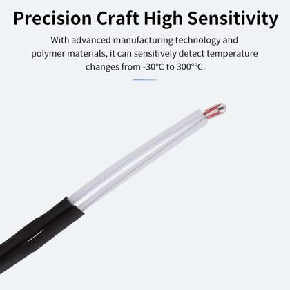 Imagem de Pacote com 5 sensores de temperatura Thermistor NTC100K para impressora 3D Creality