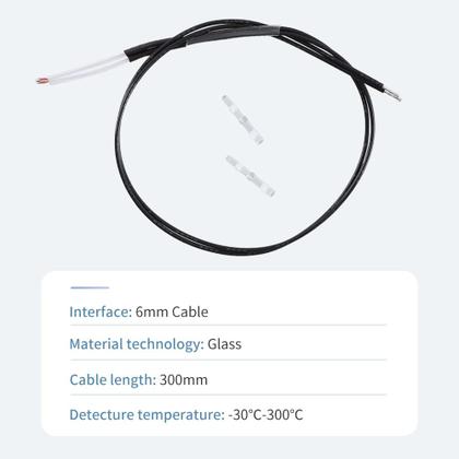 Imagem de Pacote com 5 sensores de temperatura Thermistor NTC100K para impressora 3D Creality