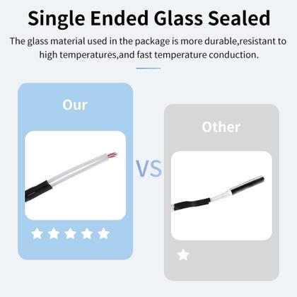 Imagem de Pacote com 5 sensores de temperatura Thermistor NTC100K para impressora 3D Creality