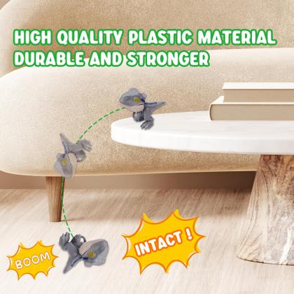 Imagem de Pacote com 6 bonecos de ação de dinossauro AUKSKY com bocas móveis para crianças a partir de 3 anos