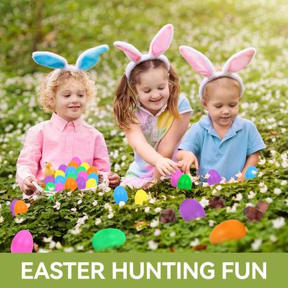 Imagem de Pacote de 24 enchimentos de ovos de páscoa Mytothfy com quebra-cabeças