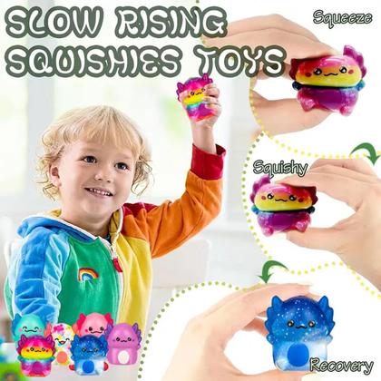 Imagem de Pacote de 24 ovos de Páscoa pré-cheios com brinquedos Slow Squishy para crianças