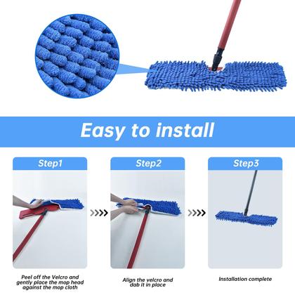 Imagem de Pacote de 4 O-cedar compatível com Mop Heads Replacement Aiyiried