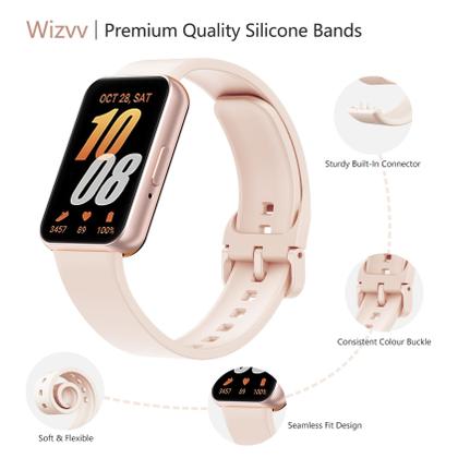 Imagem de Pacote de 5 pulseiras de silicone compatível com Samsung Galaxy Fit 3