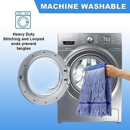 Imagem de Pacote de 6 cabeças de recarga String Cotton Mop para uso comercial