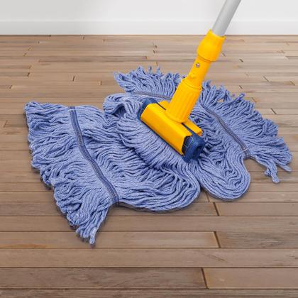 Imagem de Pacote de 6 cabeças de recarga String Cotton Mop para uso comercial
