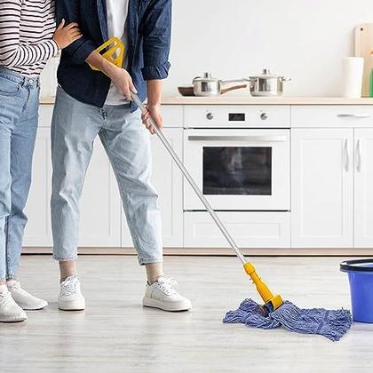 Imagem de Pacote de 6 cabeças de recarga String Cotton Mop para uso comercial