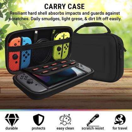 Imagem de Pacote de acessórios Orzly Essentials Pack para Nintendo Switch OLED