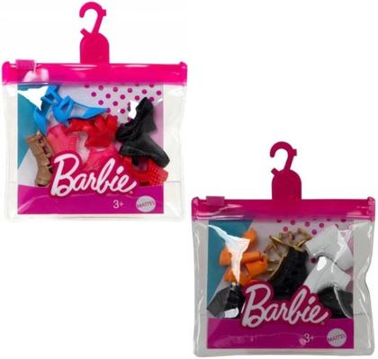 Imagem de Pacote de Acessórios para Bonecas Barbie - 10 Pares de Sapatos Deluxe