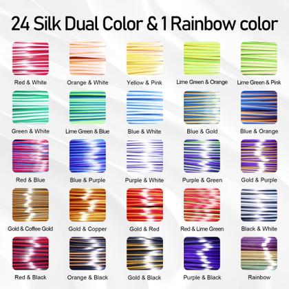 Imagem de Pacote de amostra de recarga de filamento MIKA3D Silk PLA 25 cores