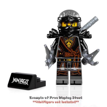 Imagem de Pacote de armas LEGO NINJAGO com suporte de exibição de 24 peças