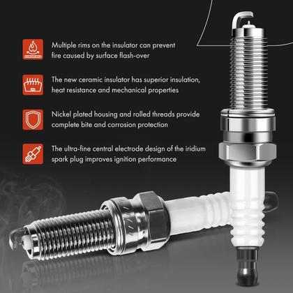 Imagem de Pacote de bobinas de ignição e velas de ignição Iridium para Hyundai/Kia