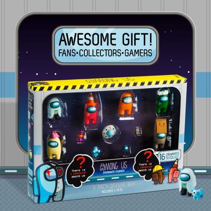 Pacote de bonecos de ação Among Us, série 3 e 8, brinquedos