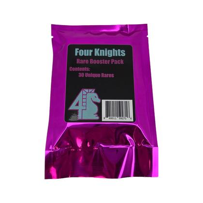 Imagem de Pacote de Booster Raro do Jogo de Cartas Four Knights com 30 Cartas Únicas