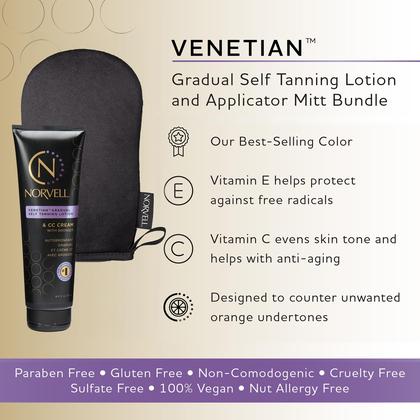 Imagem de Pacote de bronzeamento Norvell Self Tan Extender Lotion 250ml com luva