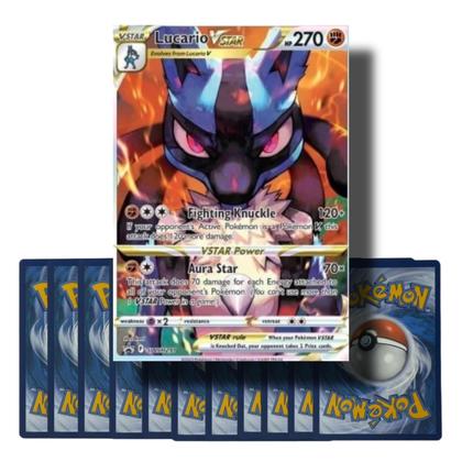 Imagem de Pacote de festa Pokémon TCG com 50 cartas variadas, 1 ultra rara