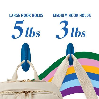 Imagem de Pacote de ganchos Command Mixed Designer Arctic Freeze 10 Hooks