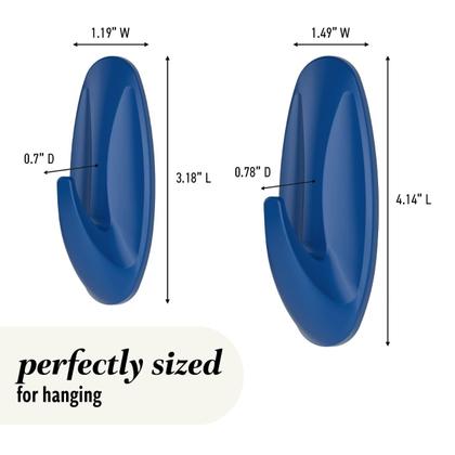 Imagem de Pacote de ganchos Command Mixed Designer Arctic Freeze 10 Hooks