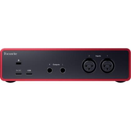 Imagem de Pacote de interface de áudio Focusrite Scarlett 2i2 USB-C de 4ª geração