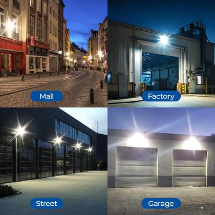 Imagem de Pacote de luz LED de parede CINOTON 120W comutável 100-277V IP65