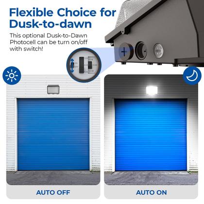 Imagem de Pacote de luz LED de parede CINOTON 120W comutável 100-277V IP65