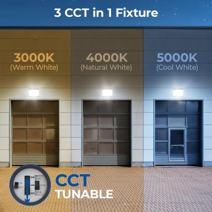 Imagem de Pacote de luz LED de parede CINOTON 120W comutável 100-277V IP65