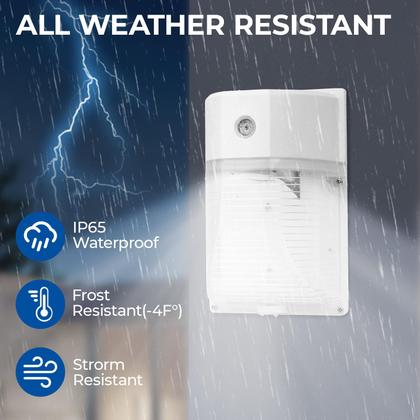 Imagem de Pacote de parede LED CINOTON 26W Dusk to Dawn Sensor 3000LM