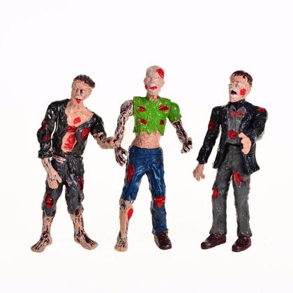 Imagem de Pacote de presente Action Figures BOHS Zombie de 10 cm  pacote com 6