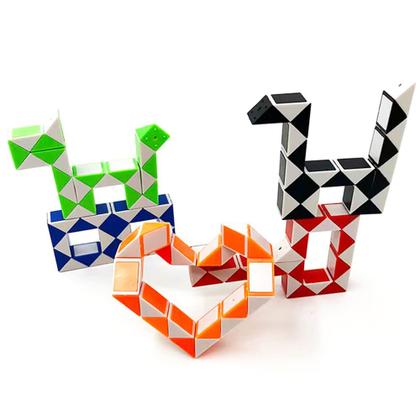 Imagem de Pacote Fidget Snake Cube NEEW com 24 unidades para encher sacolas de festas infantis