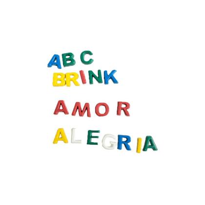 Imagem de Pacote Letras em Braile Alfabeto ABC Brink com 130 Peças - Brinquedo Educativo em Plástico