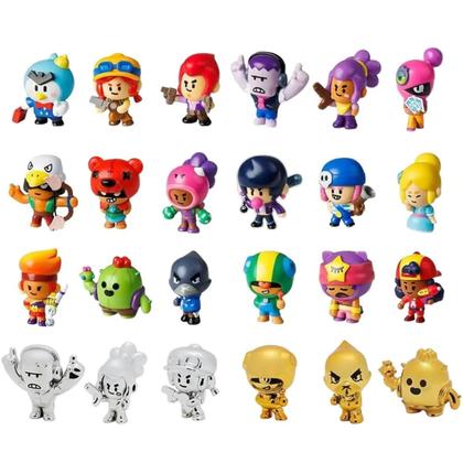 Imagem de Pacote surpresa brawl stars figuras de acao (sortidas) 5cm - multilaser