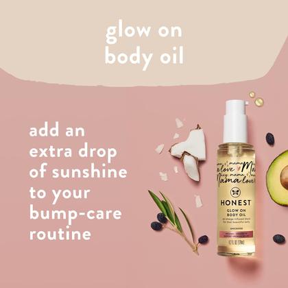 Imagem de Pacote The Honest Company Honest Mama Body + Belly Bump Love