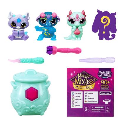 Imagem de Pacote Toy Magic Mixies Mixlings Shimmer Magic Mega 4 com varinha