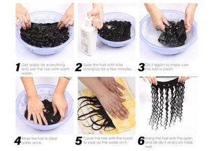 Imagem de Pacotes de cabelo MAMART Brazilian Straight 8A 100% Virgin Hair