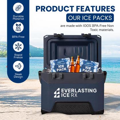Imagem de Pacotes de gelo Everlasting Ice RX Rapid Performance, pacote com 4