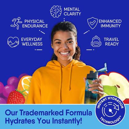 Imagem de Pacotes de hidratação em pó GoHydrate com baixo teor de sódio e limão, pacote com 30