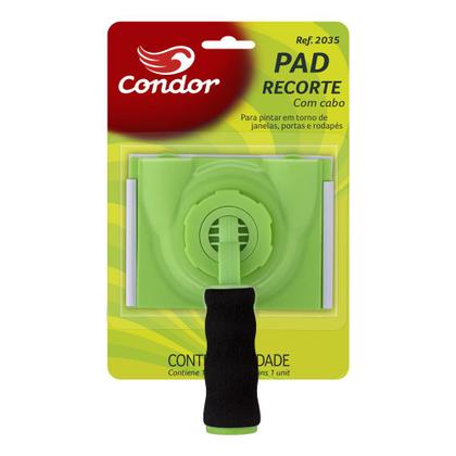 Imagem de Pad para pintura recorte acabamento com cabo + 2 refils 2035 condor