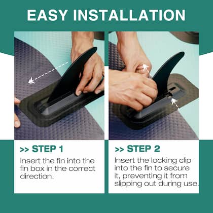 Imagem de Paddle Board Fin Replacement Niphean para SUP de 9 polegadas