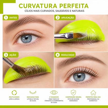 Imagem de Pads Molde Lash Lifthing Permanente Cílios 05 Pares
