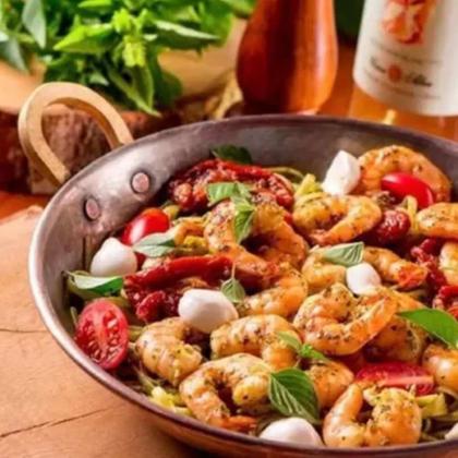 Imagem de Paella Paeja Em Cobre Puro N04 Com Alças Liga De Bronze 45cm