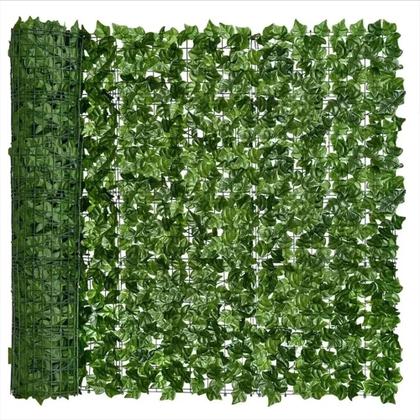Imagem de Painéis De Cerca Artificial Folha Verde 1M/3M Tela Falsa Para Decoração De Casa, Jardim E Varanda
