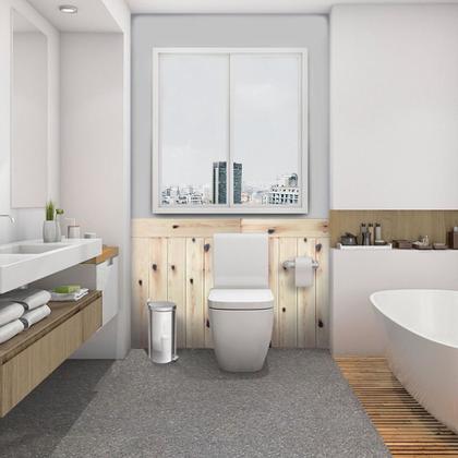 Imagem de Painel Adesivo Revestimento 3D para Parede Madeira Pinus Clara