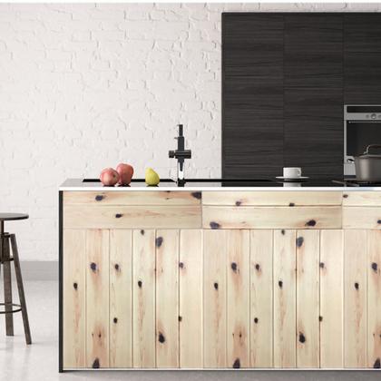 Imagem de Painel Adesivo Revestimento 3D para Parede Madeira Pinus Clara