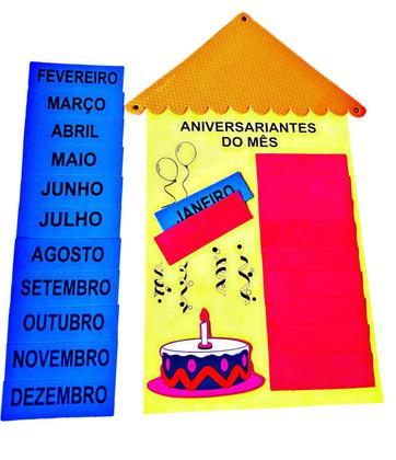 Imagem de Painel Aniversariante Para Decoração de Sala de Aula