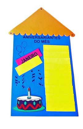 Imagem de Painel Aniversariante Para Decoração de Sala de Aula