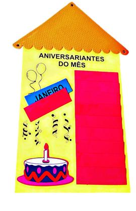 Imagem de Painel Aniversariante Para Decoração de Sala de Aula